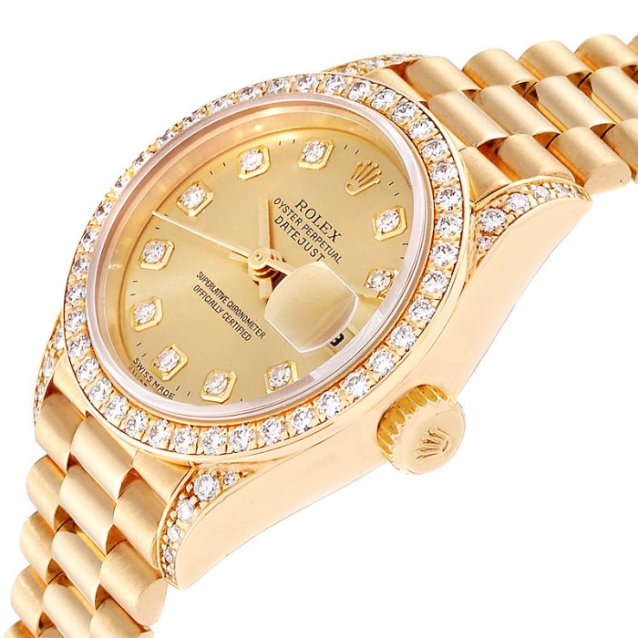 Womens gold presidential rolex